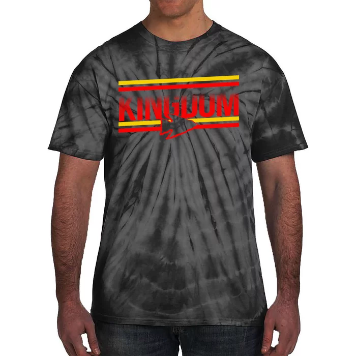 Kansas City KC Football Kingdom Arrowhead Tie-Dye T-Shirt