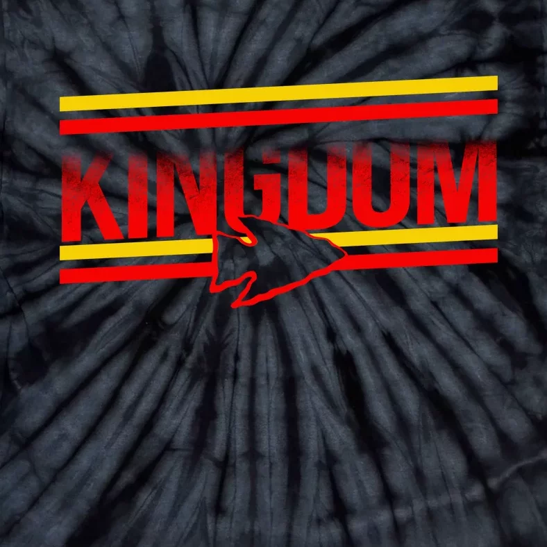 Kansas City KC Football Kingdom Arrowhead Tie-Dye T-Shirt