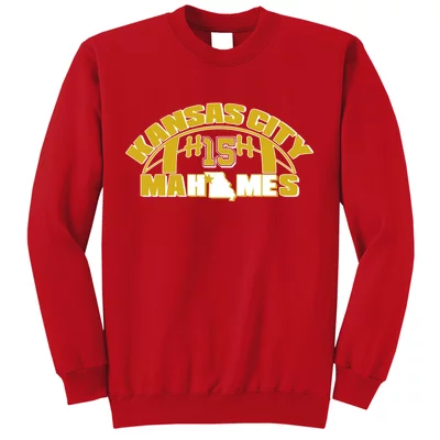 TeeShirtPalace Rolling with Mahomes KC Football Kids T-Shirt