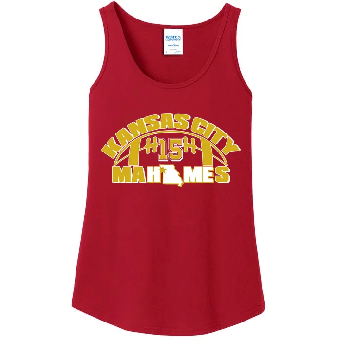 Kansas City Mahomes Football Fan Ladies Essential Tank