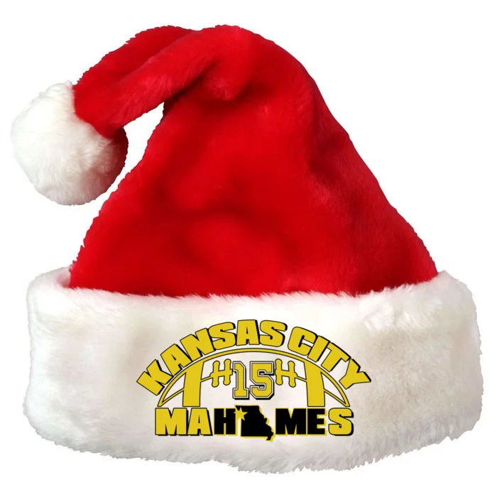 Kansas City Mahomes Football Fan Premium Christmas Santa Hat