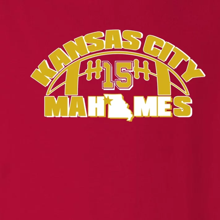 Kansas City Mahomes Football Fan Toddler Long Sleeve Shirt