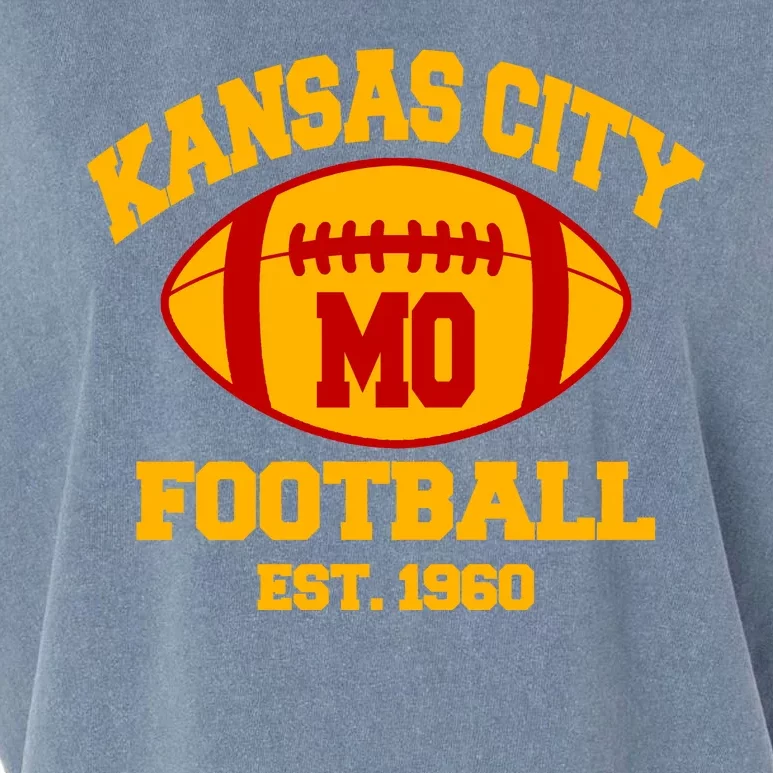 Kansas City MO KC Fooball Mahomes Fan Garment-Dyed Women's Muscle Tee