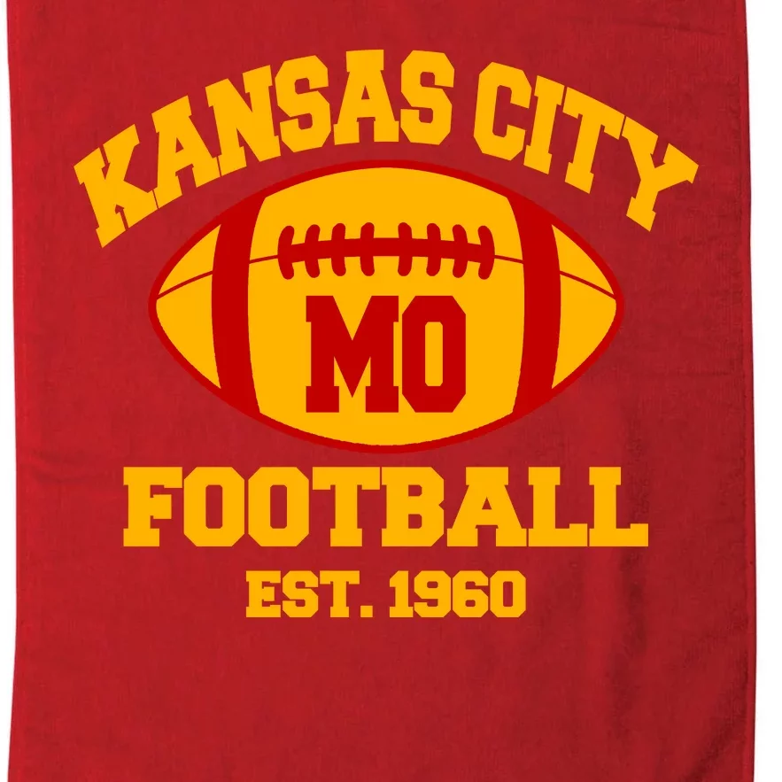 Kansas City MO KC Fooball Mahomes Fan Platinum Collection Golf Towel