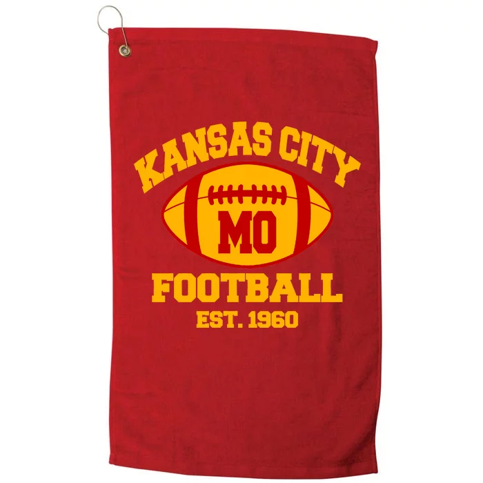 Kansas City MO KC Fooball Mahomes Fan Platinum Collection Golf Towel