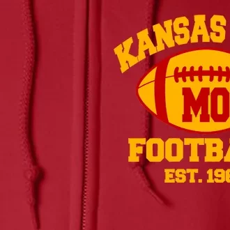 Kansas City MO KC Fooball Mahomes Fan Full Zip Hoodie