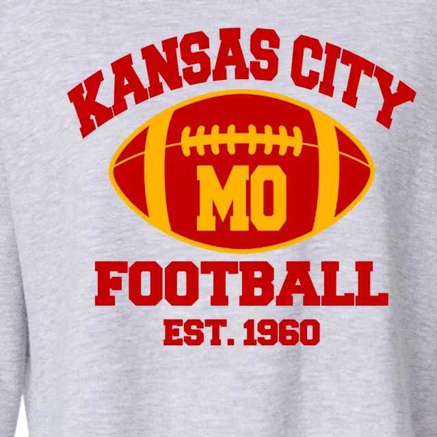 Kansas City MO KC Fooball Mahomes Fan Cropped Pullover Crew