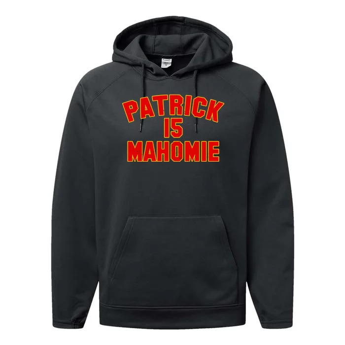 Kansas City Patrick is Mahomie 15 Performance Fleece Hoodie