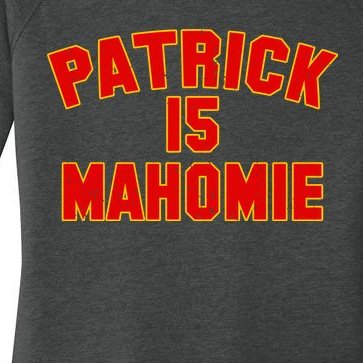 Kansas City Patrick is Mahomie 15 Women’s Perfect Tri Tunic Long Sleeve Shirt