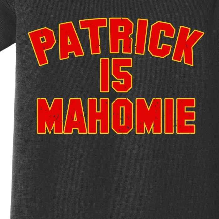 Kansas City Patrick is Mahomie 15 Baby Bodysuit