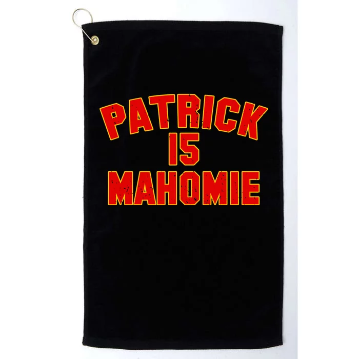 Kansas City Patrick is Mahomie 15 Platinum Collection Golf Towel