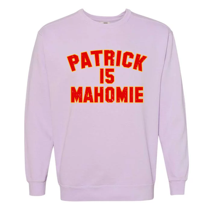 Kansas City Patrick is Mahomie 15 Garment-Dyed Sweatshirt