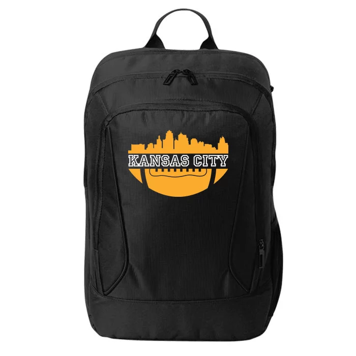 Kansas City Skyline Football City Backpack