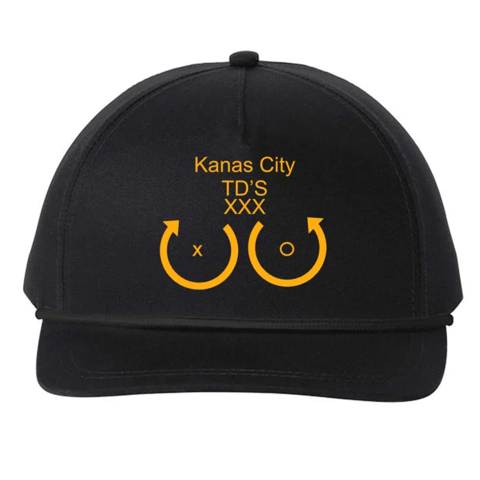 Kansas City TD'S XXX KC Football Fan Snapback Five-Panel Rope Hat