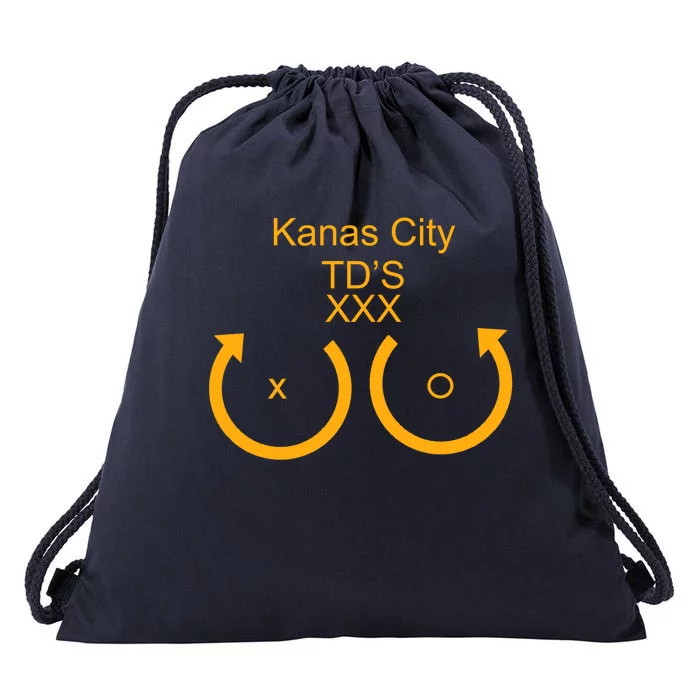 Kansas City TD'S XXX KC Football Fan Drawstring Bag