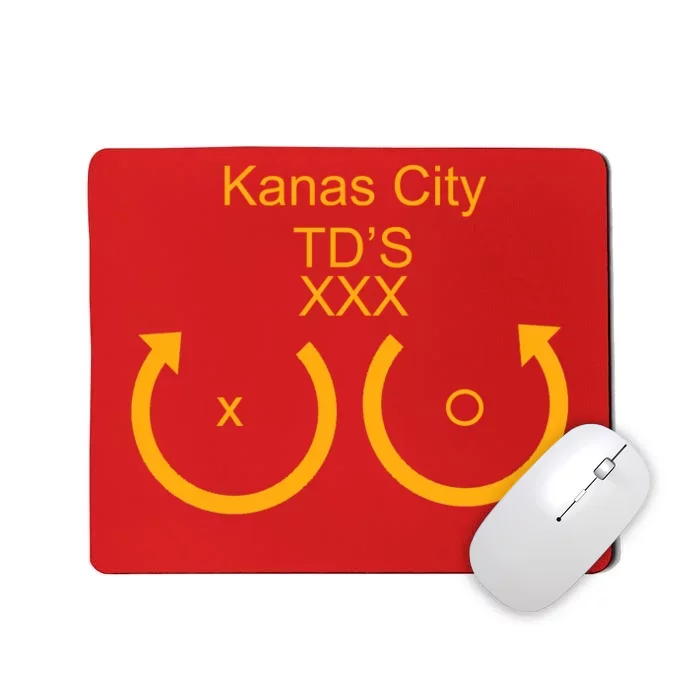 Kansas City TD'S XXX KC Football Fan Mousepad