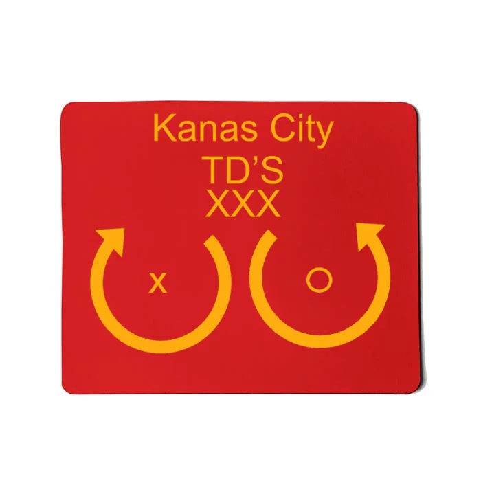 Kansas City TD'S XXX KC Football Fan Mousepad