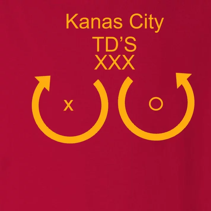 Kansas City TD'S XXX KC Football Fan Toddler Long Sleeve Shirt