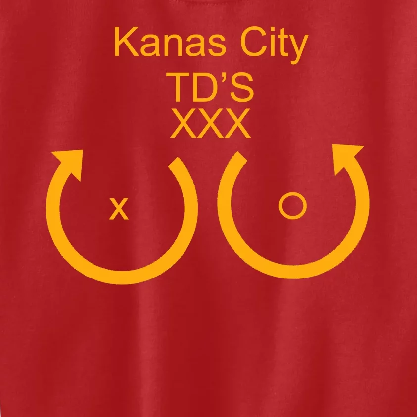 Kansas City TD'S XXX KC Football Fan Kids Sweatshirt