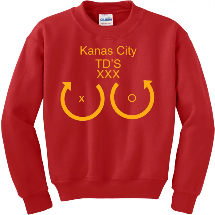 Kansas City TD'S XXX KC Football Fan Kids Sweatshirt