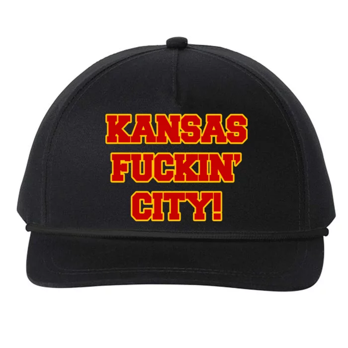 Kansas Fuckin City Snapback Five-Panel Rope Hat