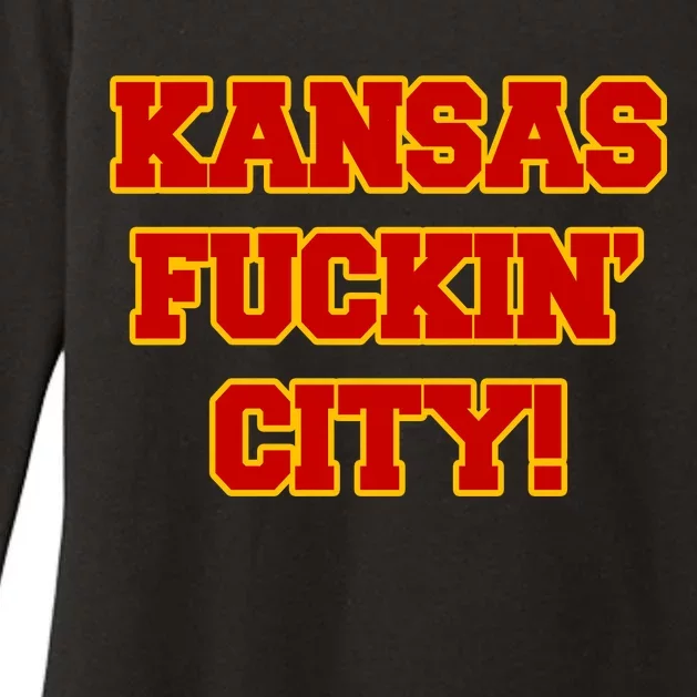 Kansas Fuckin City Womens CVC Long Sleeve Shirt