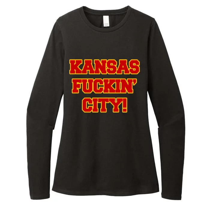 Kansas Fuckin City Womens CVC Long Sleeve Shirt