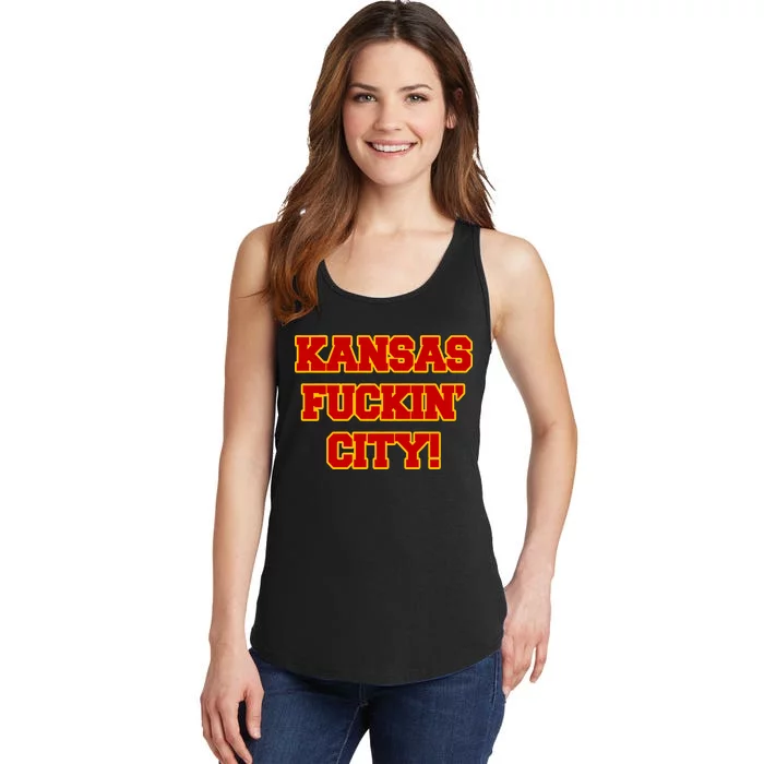 Kansas Fuckin City Ladies Essential Tank