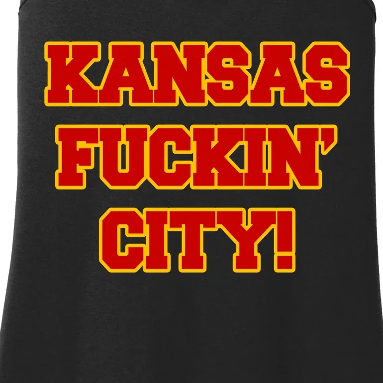 Kansas Fuckin City Ladies Essential Tank