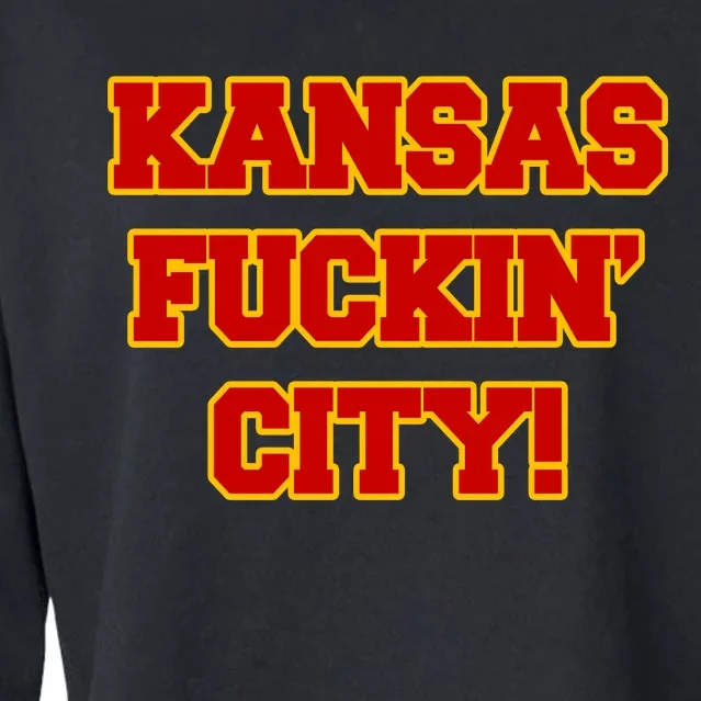 Kansas Fuckin City Cropped Pullover Crew