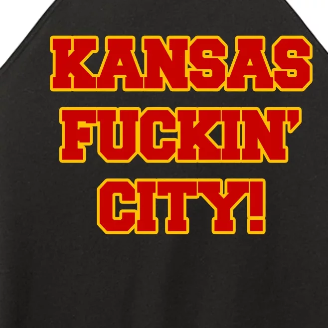 Kansas Fuckin City Women’s Perfect Tri Rocker Tank