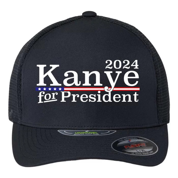 Kanye 2024 For President Flexfit Unipanel Trucker Cap