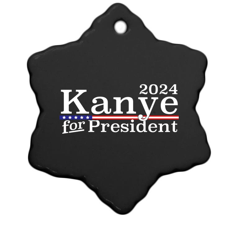 Kanye 2024 For President Christmas Ornament