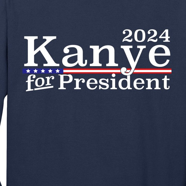 Kanye 2024 For President Long Sleeve Shirt