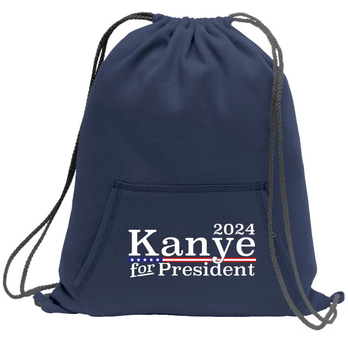 Kanye 2024 For President Sweatshirt Cinch Pack Bag