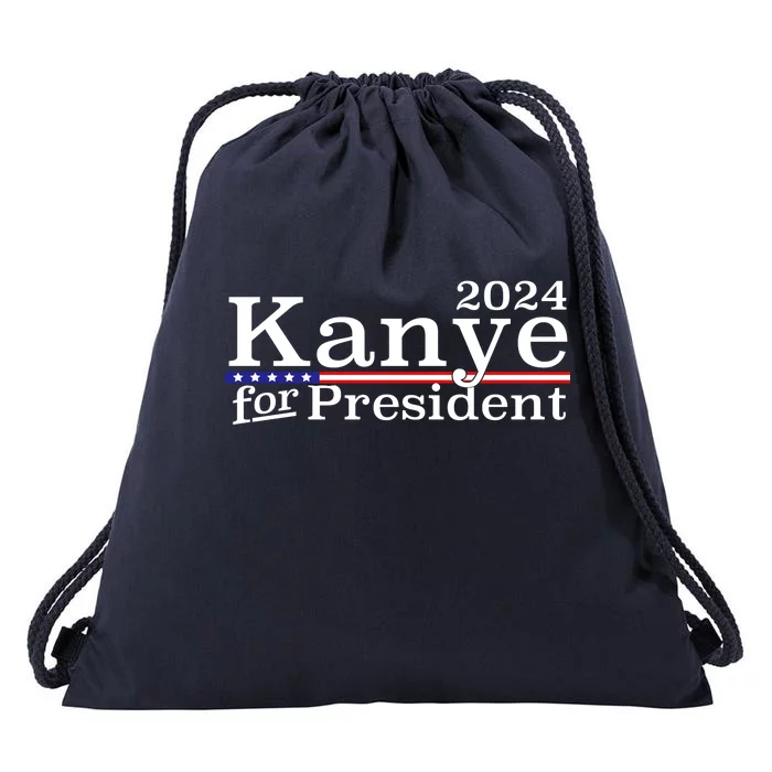 Kanye 2024 For President Drawstring Bag