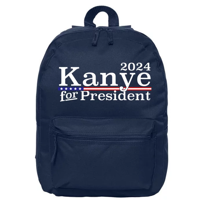 Kanye 2024 For President 16 in Basic Backpack