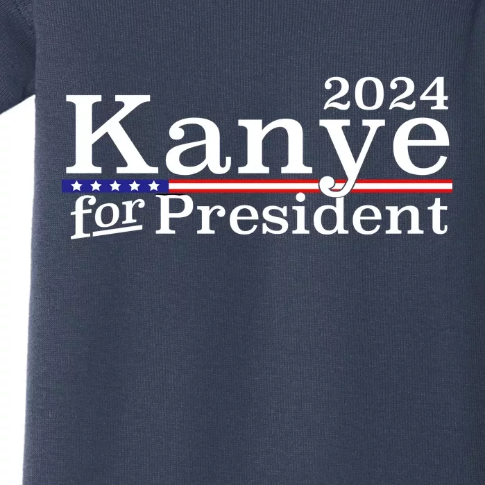 Kanye 2024 For President Baby Bodysuit