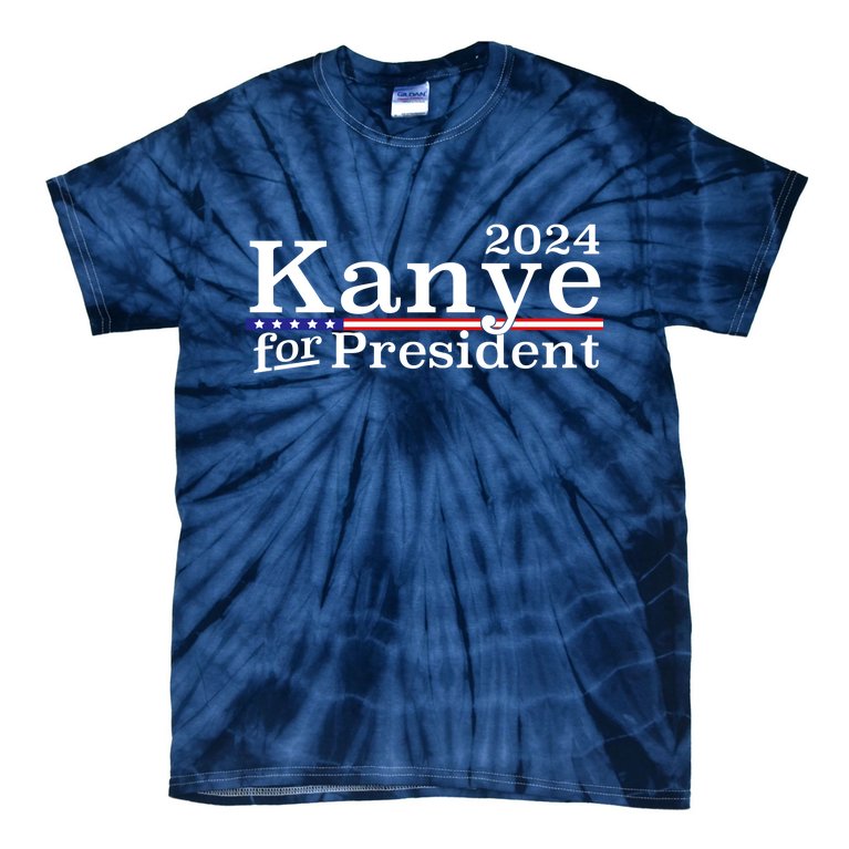 Kanye 2024 For President Tie-Dye T-Shirt