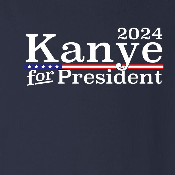 Kanye 2024 For President Toddler Long Sleeve Shirt