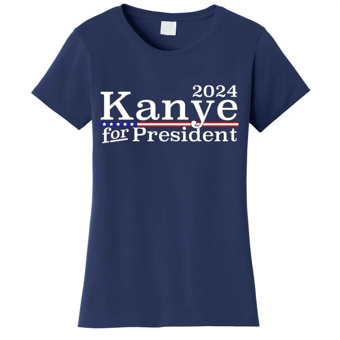 Kanye 2024 For President Women's T-Shirt