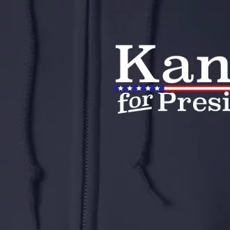 Kanye 2024 For President Full Zip Hoodie