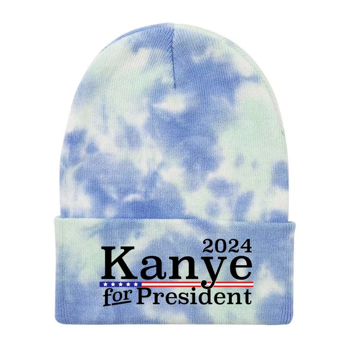 Kanye 2024 For President Tie Dye 12in Knit Beanie
