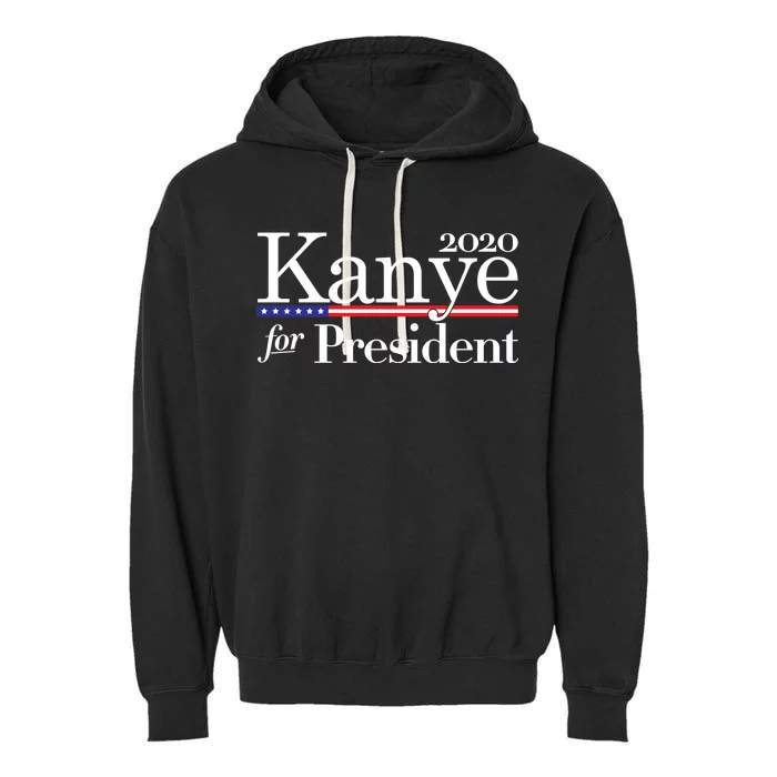 Kanye For President 2020 Garment-Dyed Fleece Hoodie