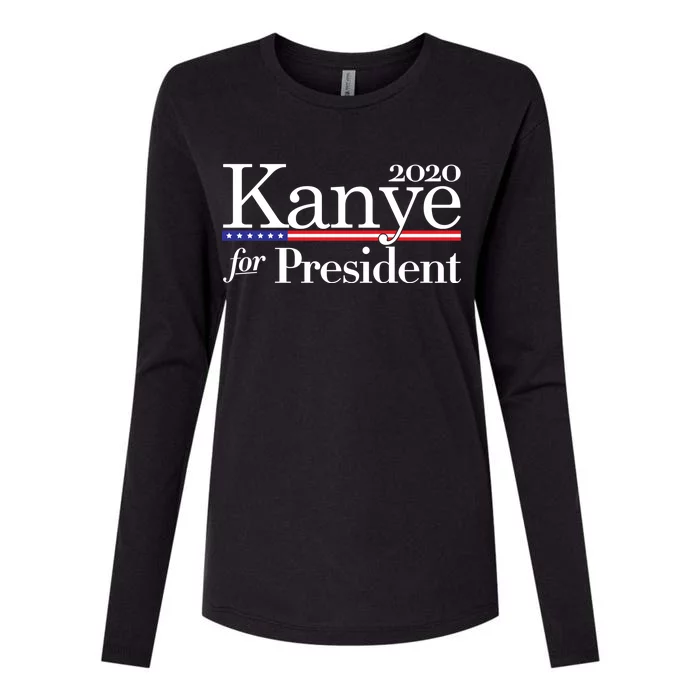 Kanye For President 2020 Womens Cotton Relaxed Long Sleeve T-Shirt