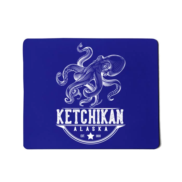 Ketchikan Alaska Octopus Vacation And Cruise Gift Mousepad