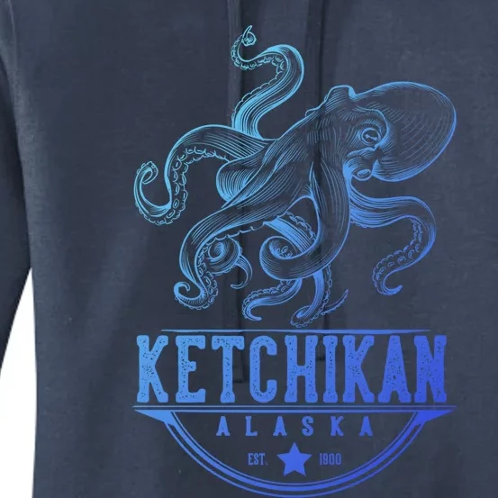 Ketchikan Alaska Octopus Vacation And Cruise Gift Women's Pullover Hoodie