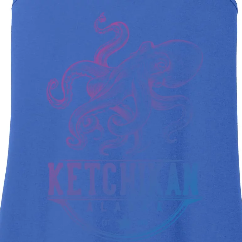 Ketchikan Alaska Octopus Vacation And Cruise Gift Ladies Essential Tank