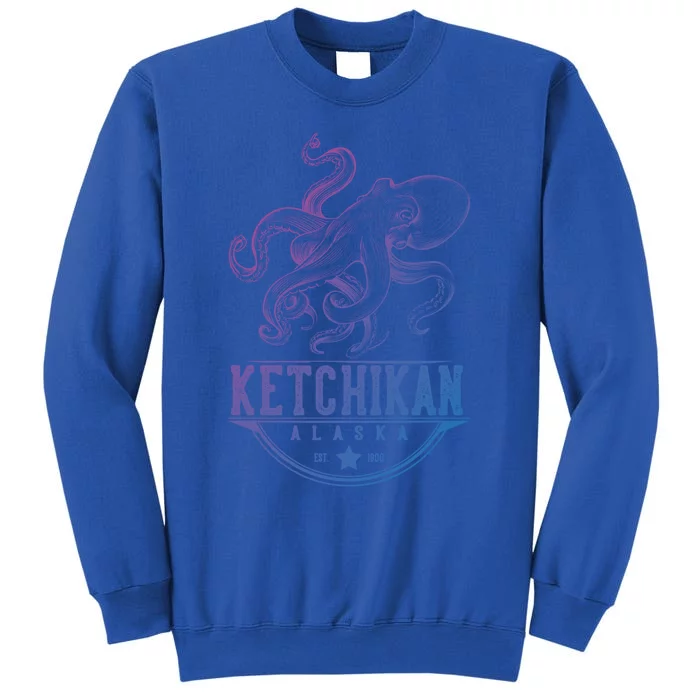 Ketchikan Alaska Octopus Vacation And Cruise Gift Tall Sweatshirt