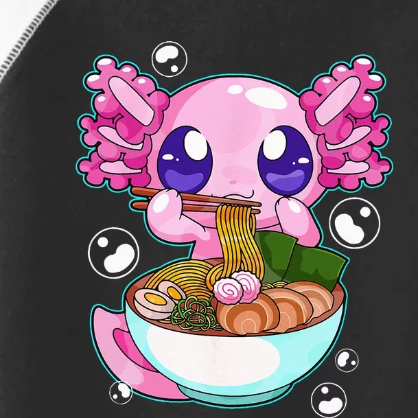 Kawaii Axolotl Ramen Noodles Japanese Anime Axolotl Kids Toddler Fine Jersey T-Shirt